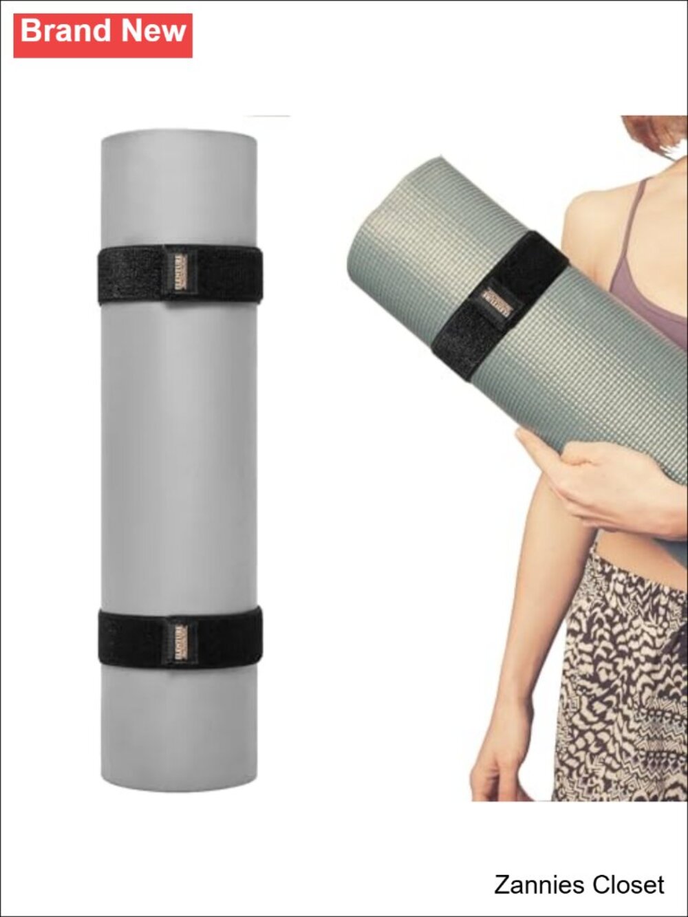 ✨ ELENTURE Adjustable Nylon Yoga Mat Strap Elastic Bungee Wrap for Workout